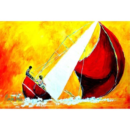 Carolines Treasures Sailboat Break Away Fabric Placemat MW1211PLMT